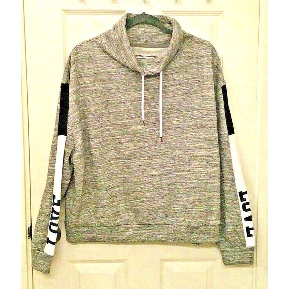 Reflex Womens Turtleneck Drawstrings Fleece Lining LOVE - Picture 4 of 5